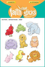 Sticker-Animal Friends (6 Sheets) (Faith That Sticks)