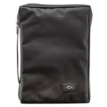 Bible Cover-Durable Polyester-Black-LRG