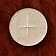 """Communion-Whole Wheat Altar Bread-Cross Design (5-3/4"""")-Box Of 25                                                       """