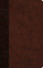ESV Large Print Thinline Reference Bible-Brown/Walnut Timeless Design Tru Tone