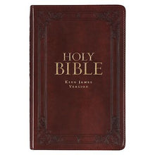 KJV Deluxe Gift Bible-Burgundy Faux Leather Indexed
