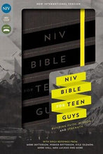 NIV Bible For Teen Guys-Charcoal Duo-Tone