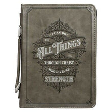 Bible Cover-All Things PhilIppians 4:13-LRG