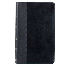 KJV Giant Print Lux-Leather 2-Tone Black (Large Print) (Hardcover)