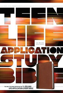 NLT Teen Life Application Study Bible-Brown LeatherLike