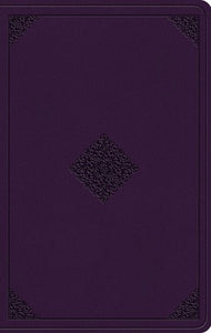 ESV Value Thinline Bible-Lavender Ornament Design TruTone