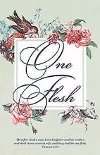 Bulletin-One Flesh (Genesis 2:24 KJV)  Wedding (Pack Of 100)