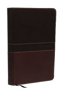 NKJV Deluxe Gift Bible (Comfort Print)-Toffee Leathersoft
