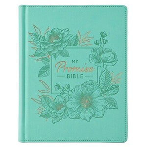 KJV My Promise Bible-Teal Square Faux Leather Hardcover
