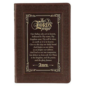 Journal-Classic Faux Leather-The Lord's Prayer Mathew 6:9-13