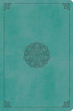 ESV Value Compact Bible-Turquoise Emblem Design TruTone