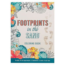 Footprints In The Sand Adult Coloring Book