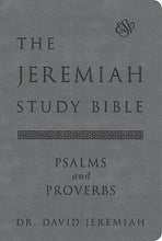 ESV The Jeremiah Study Bible Psalms And Proverbs-Gray Euroluxe