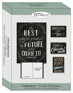 Card-Boxed-Shared Blessings-Graduation-Time To Celebrate (Box Of 12)