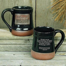 Mug-Pottery-Man Of Wisdom-Black (20 Oz)