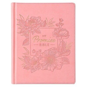 KJV My Promise Bible-Pink Square Faux Leather Hardcover