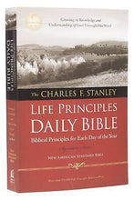 NASB Charles Stanley Life Principles Daily Bible-Softcover