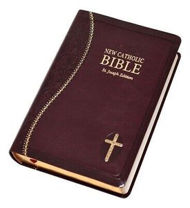 NCB St. Joseph New Catholic Bible Personal Size-Burgundy Dura-Lux (#608/19BG)