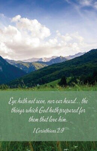 Bulletin-The Things/Eye Hath Not Seen  Nor Ear Heard... (Pack Of 100)