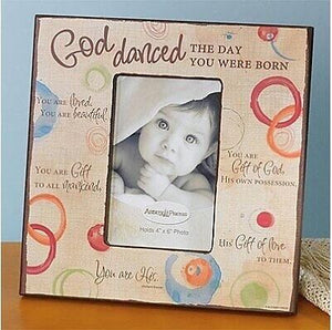 Frame-God Danced (For Wall or Table) (Holds 4" x 6")