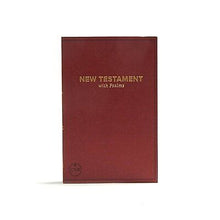 CSB Pocket New Testament With Psalms-Burgundy Softcover