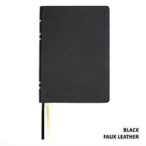 LSB Legacy Standard Bible Giant Print Reference Edition-Black Paste-Down Faux Leather Indexed