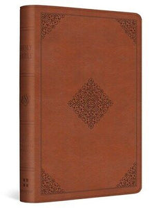 ESV Compact Bible-English Saddle  Ornament Design TruTone