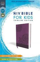 NIV Bible For Kids (Comfort Print)-Purple Leathersoft