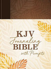 KJV Journaling Bible With Prompts-Copper Leaf DiCarta