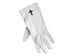 Gloves-Black Cross Cotton-XLG