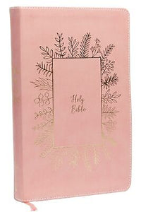 NKJV Holy Bible For Kids (Comfort Print)-Pink Leathersoft