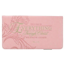 Checkbook/Wallet-Everything Through Christ-Pink