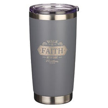 Travel Mug-Walk By Faith 2 Cor. 5:7
