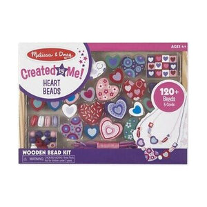 Created By Me! Heart Beads Wooden Bead Kit (Ages 8+)
