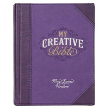 KJV My Creative Bible-Purple Faux Leather Hardcover