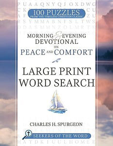 Morning & Evening Devotional On Peace And Comfort Large Print Word Search