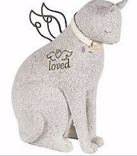 Figurine-Faithful Angels-Loved Cat (4" x 4")