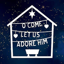 Boxed Cards: Card-Christmas-O Come! Let Us Adore him (Matthew2:2) (Pack Of 6)