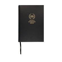 LSB Legacy Standard Bible/Large Print Wide Margin Bible-Black Hardcover