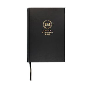 LSB Legacy Standard Bible/Large Print Wide Margin Bible-Black Hardcover