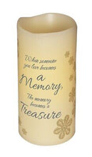 Candle-Flameless-LED-Memory-w/Timer-Vanilla (6")