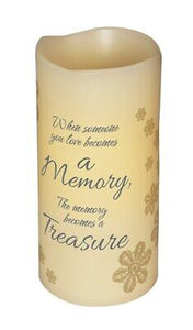 Candle-Flameless-LED-Memory-w/Timer-Vanilla (6")