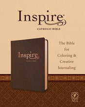 NLT Inspire Catholic Bible-Dark Brown LeatherLike
