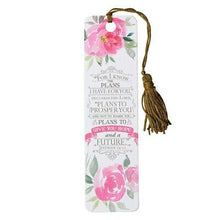 Bookmark-For I Know The Plans W/Tassel (Pack Of 6)