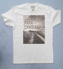 Spanish-TS-Born To Change The World-Mens-Large-Brown/Grey