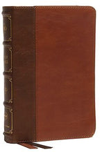 NKJV Comact Bible  Maclaren Series (Comfort Print)-Brown Leathersoft