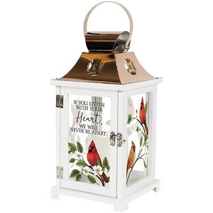 Lantern w/LED Candle & Timer-Your Heart (13.5" x 6.25" x 6.25")