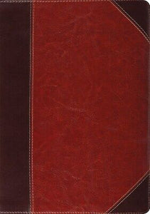 ESV Study Bible-Brown Cordovan Portfolio Design TruTone Indexed