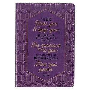 Journal-Classic LuxLeather-Bless You & Keep You Num. 6:24-26