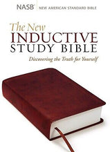 NASB New Inductive Study Bible-Burgundy Milano Softone